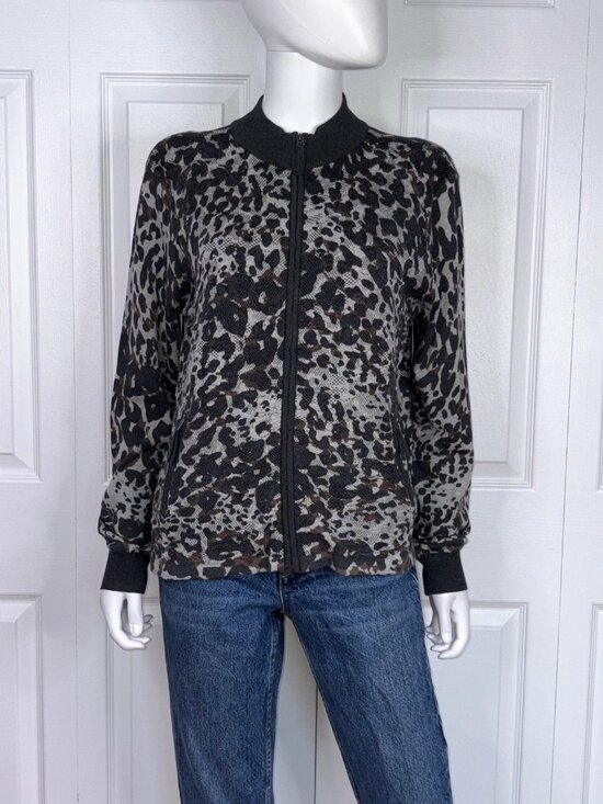 Oui Sweaters - OUI women's Full-zip knit cardigan size 10